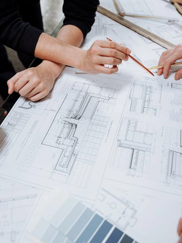 Design and pricing - reviewing blueprints and architectural plans